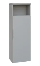 SIN 5 - 6DN kancelářská skříň, 1-dveřová/nika, pravá, 1820x600x400, šedá